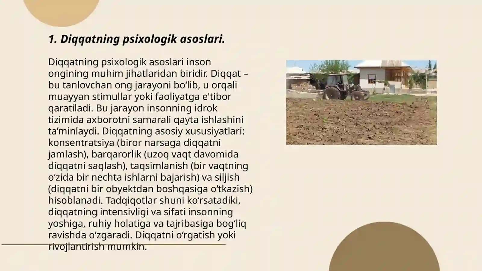 Diqqat ko'lami, diqqat taqsimlanishi, shaxsda diqqat rivojlanishi 3