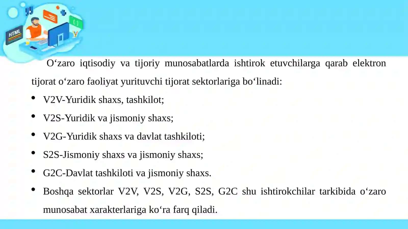 Mobil texnologiyalarda elektron tijorat tizimlaridan foydalanish 3