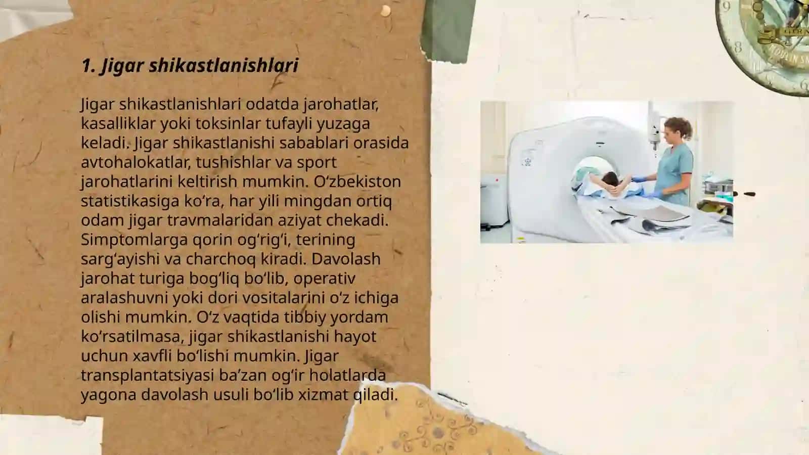 Jigar, òt yòlari va me'da osti bezi kasalliklari shoshilinch holatida nur tashxisoti 3