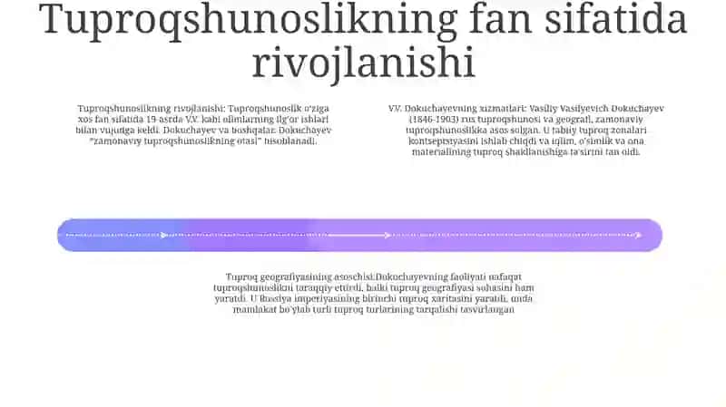 V.V.Dokuchayev Tuproqshunoslik Va Tuproqlar Geografiyasining Asoschisi 3