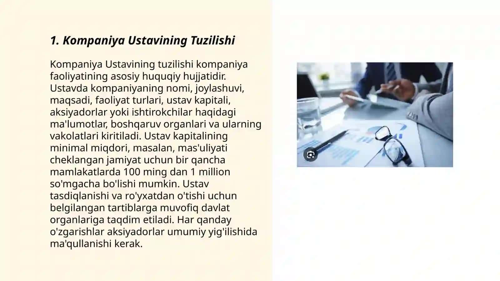 Kompaniya ustavi 3