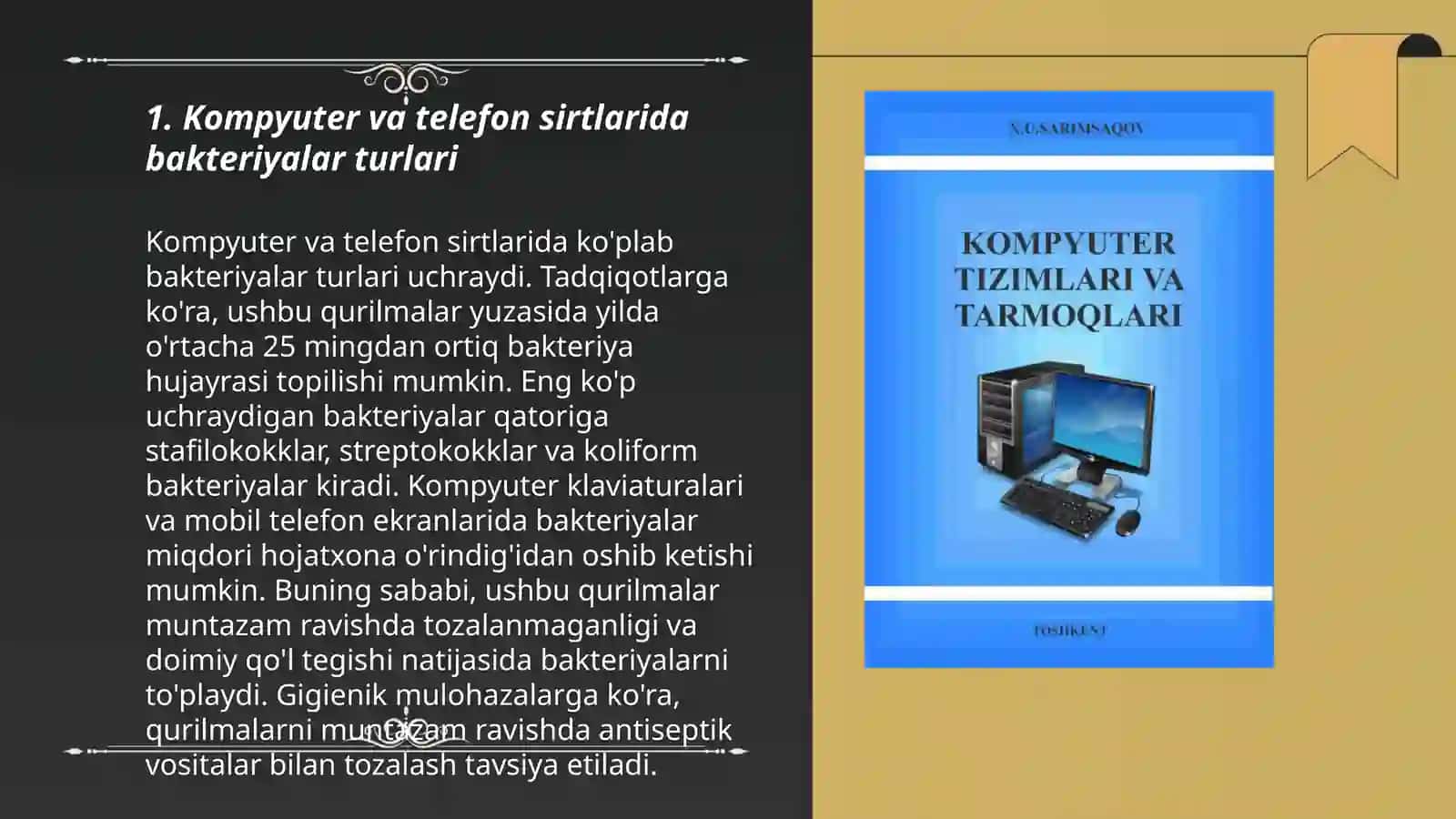 Kompyuter va telefonlarning bakterial kontaminasiyasi 3