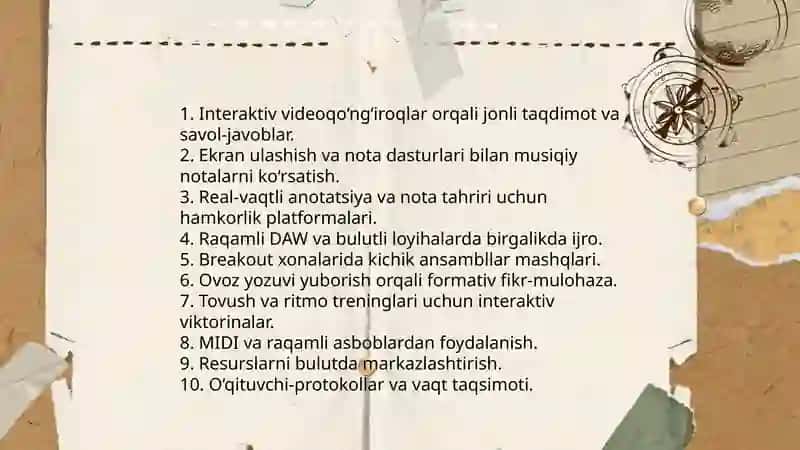 Musiqa darslarida texnalogiyalar asosida samarali muloqotni tashkil etish 3