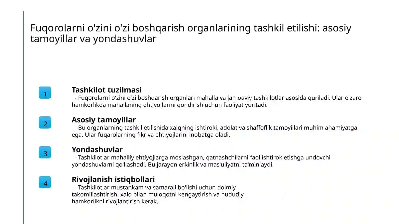 Fuqorolarni o'zini o'zi boshqarish organlari va imkoniyatlari 3
