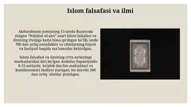 Abruaf Fitratning "Muxtasar islom tarixi" risolasi bo'yicha krasvord tayyorlash 3