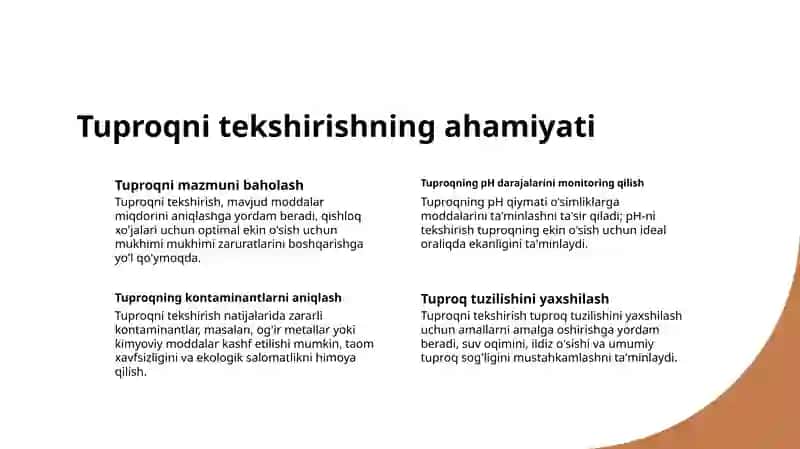 Tuproqni tekshirish va uning gigienik baholash 3