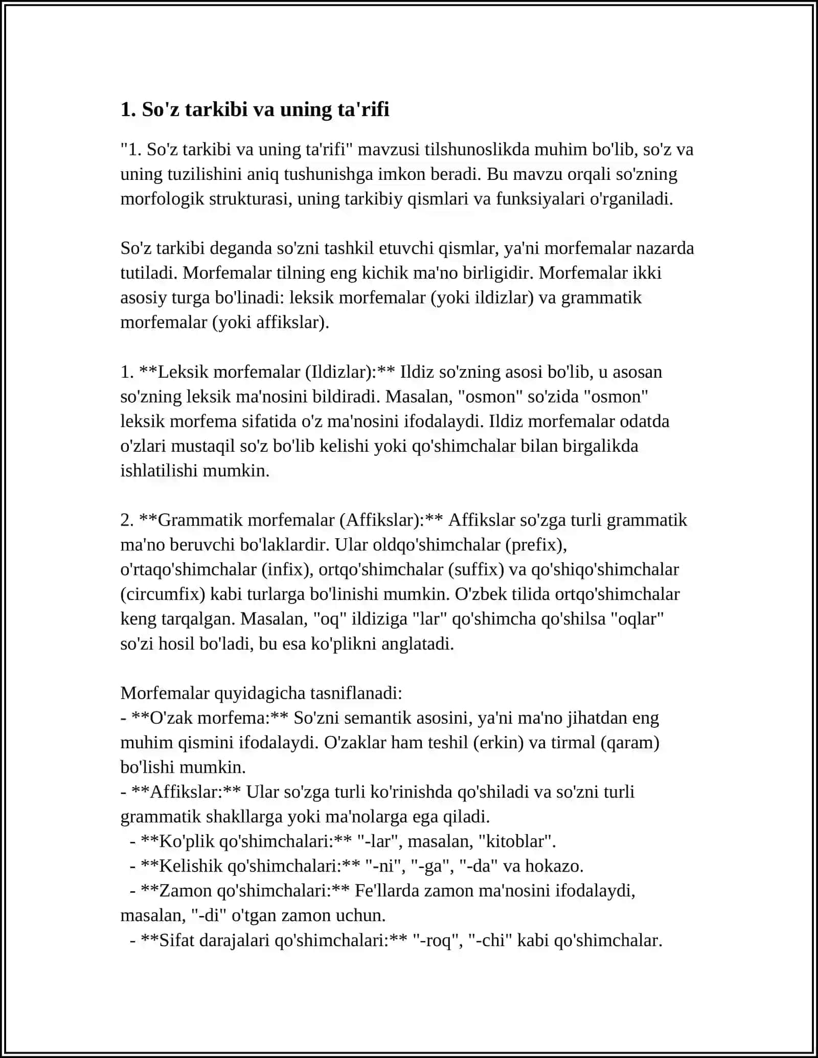 SO‘Z TARKIBINI PEDAGOGIK TEXNOLOGIYALARNI O‘RGANISHDA QO‘LLASH 3