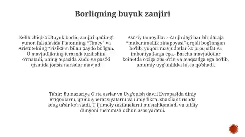 Mavjudotlar Narvoni Joylanish Nazariyasi 3