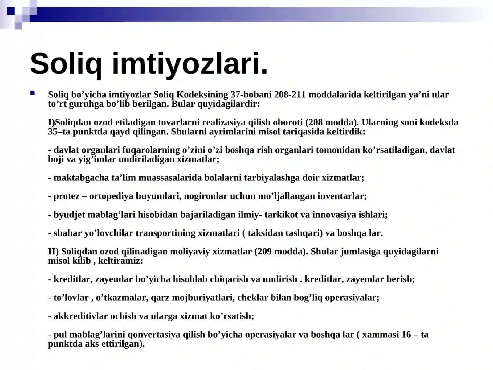 Import qilinadigan tovarlar va xizmatlarga soliq, soliqni hisoblash va byudjetga to`lash tartibi 3
