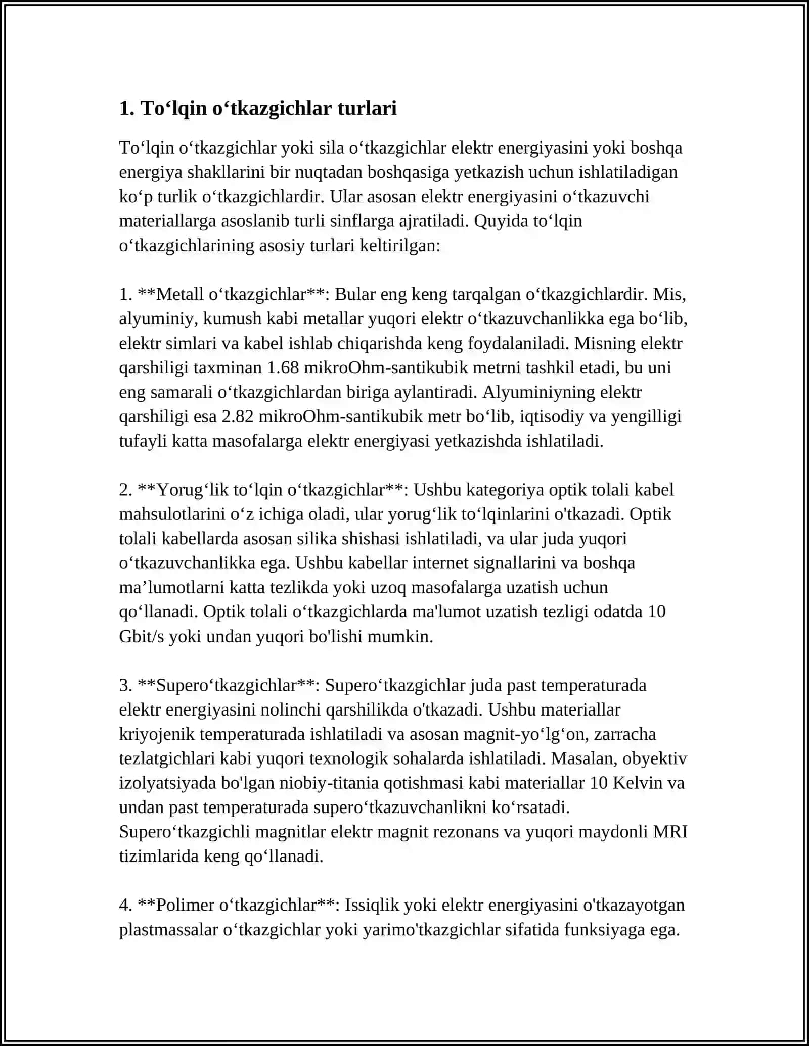 TO’LQIN O’TKAZGICHLAR (VOLNOVODLAR) 3