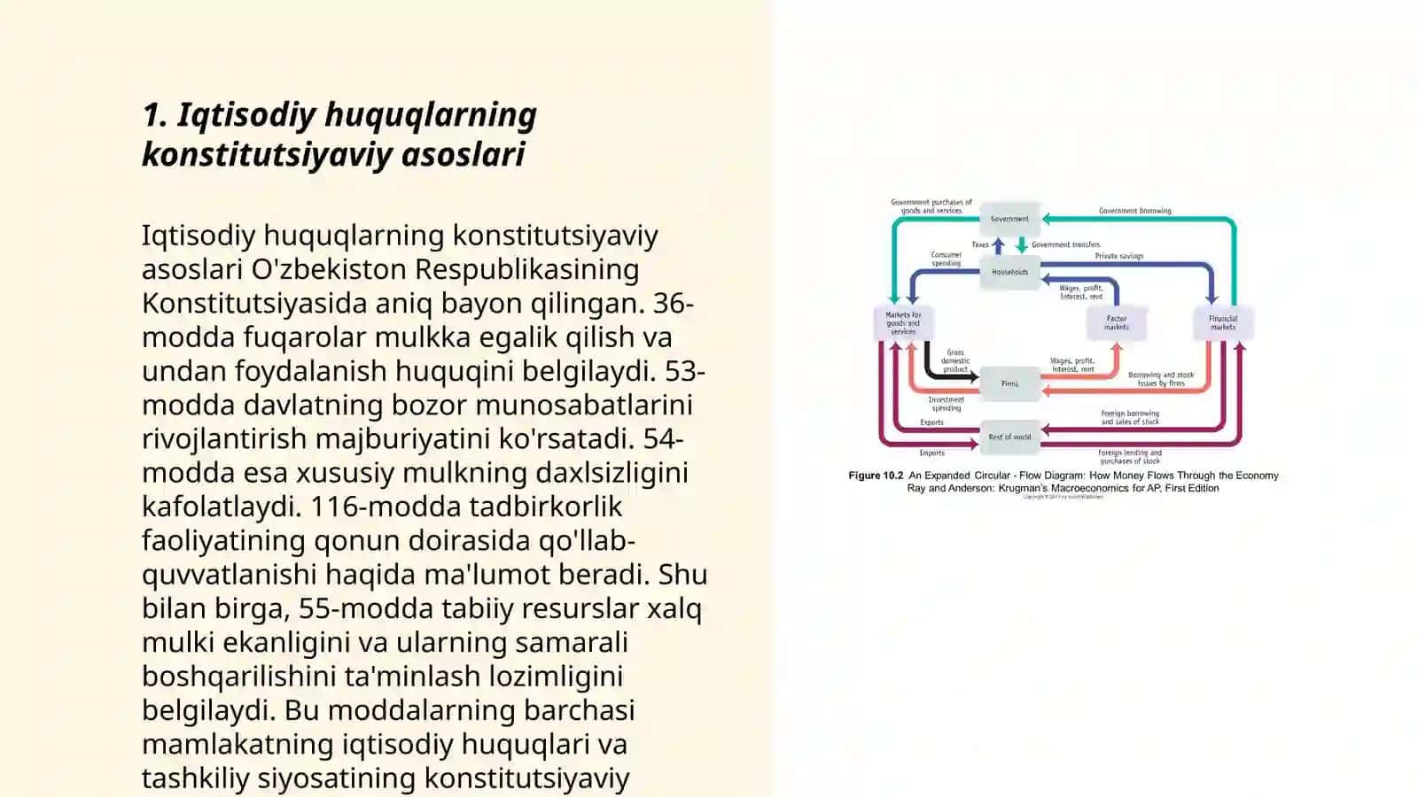 Iqtisod,ijtimoiy madaniy va ekalogik huquqlarning konistutsiyaviy asoslari 3