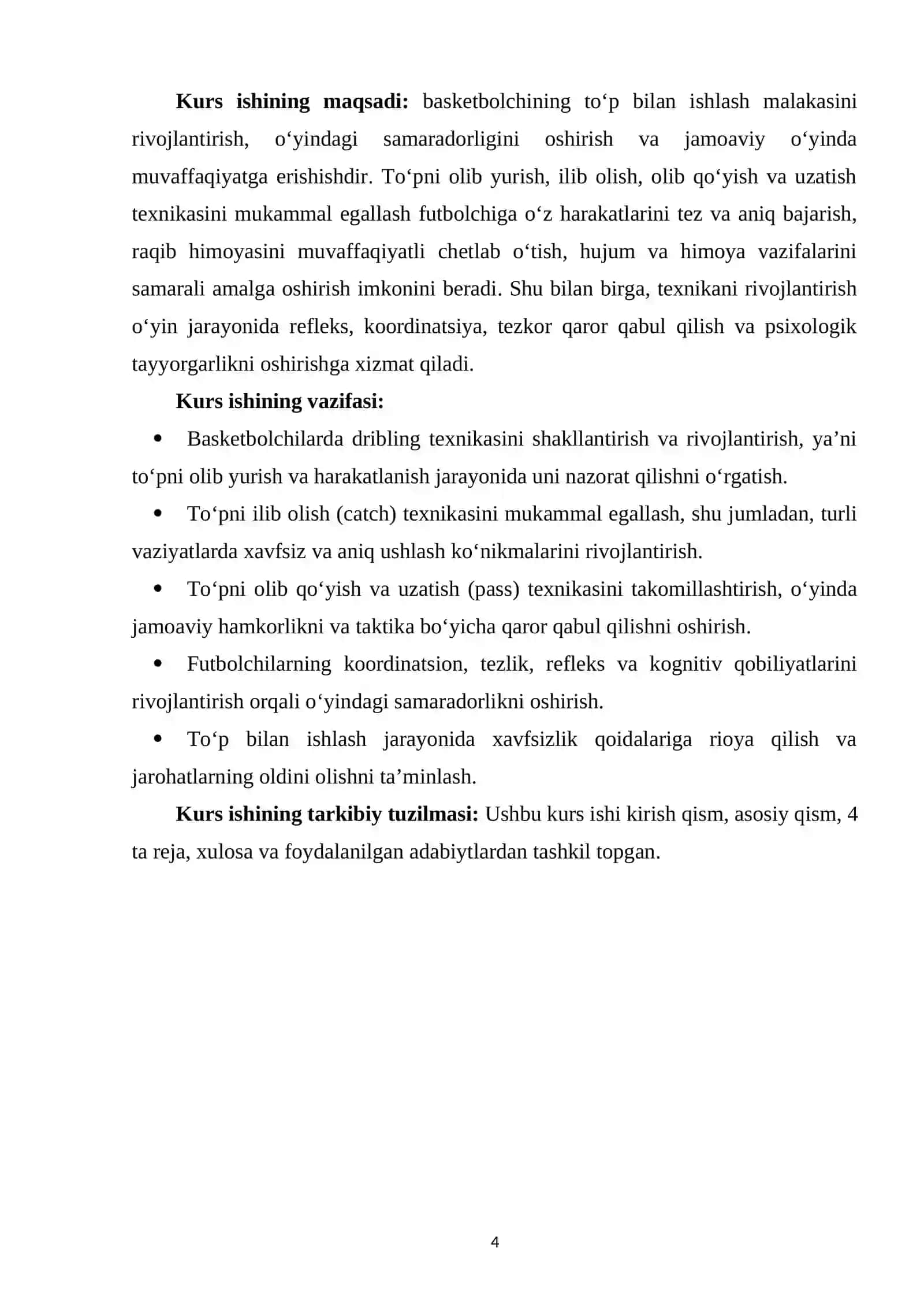 Basketbol o‘yinida to‘pni boshqarish ( to‘pni olib qo‘yish) texnikasini takomillashtirish 3