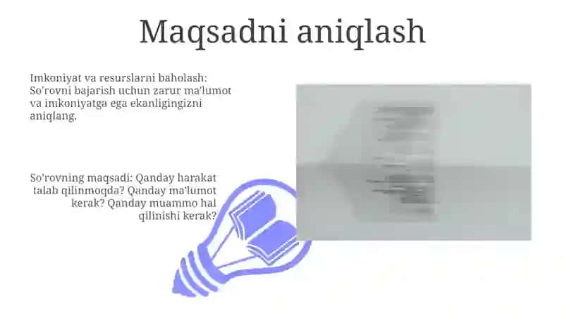 Eine schriftliche Anfrage verstehen 3
