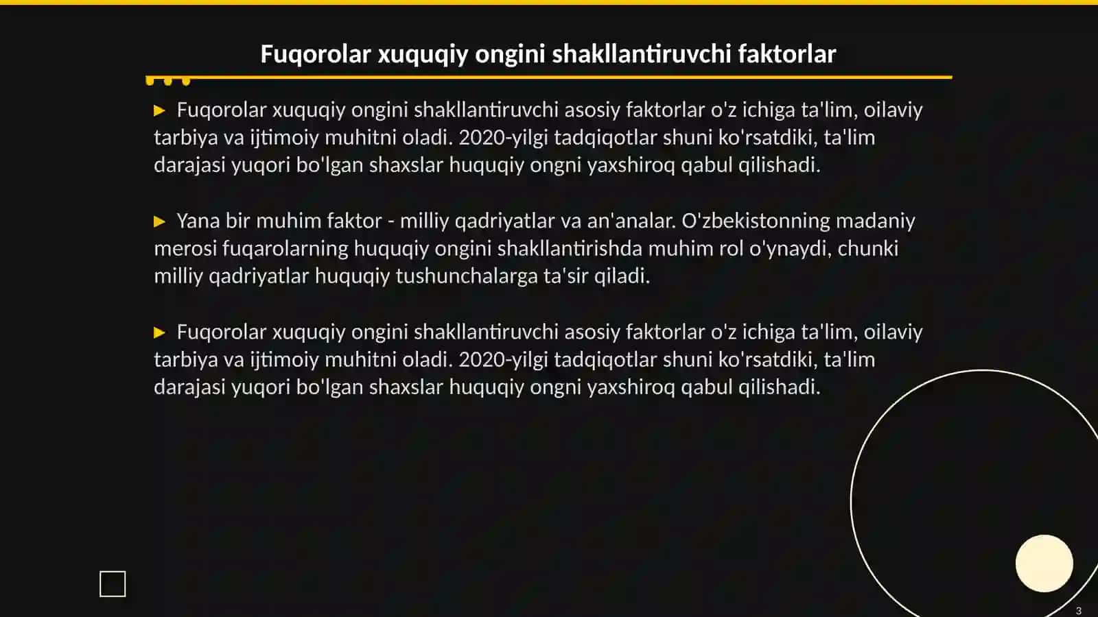 Fuqorolar xuquqiy ongining psixologik jihatlari 3