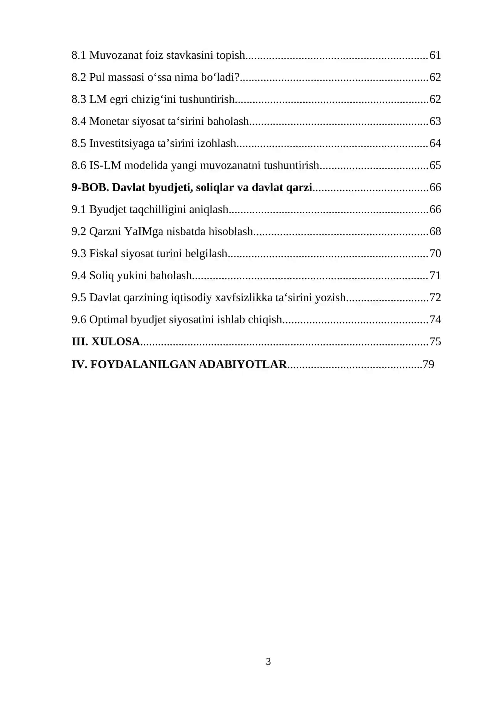 Asosiy makroiqtisodiy ko‘rsatkichlar va ularni hisoblash 3