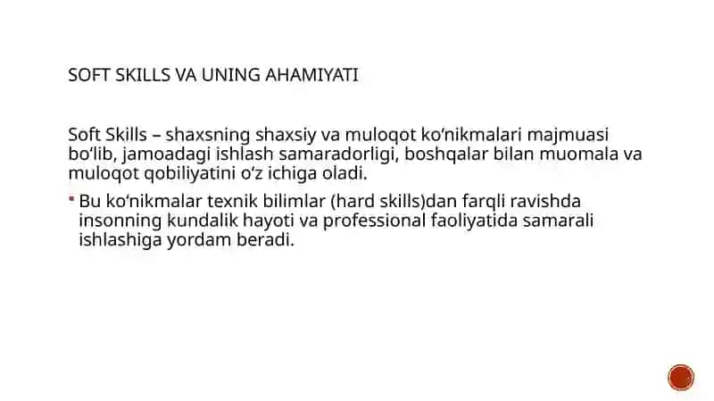 Mavzu: soft Skills – Boshqalarning Fikrlarini Talqin Qilish. Ilmiy va Ilmiy-Ommabop Manbalarni Referatlashtirish 3