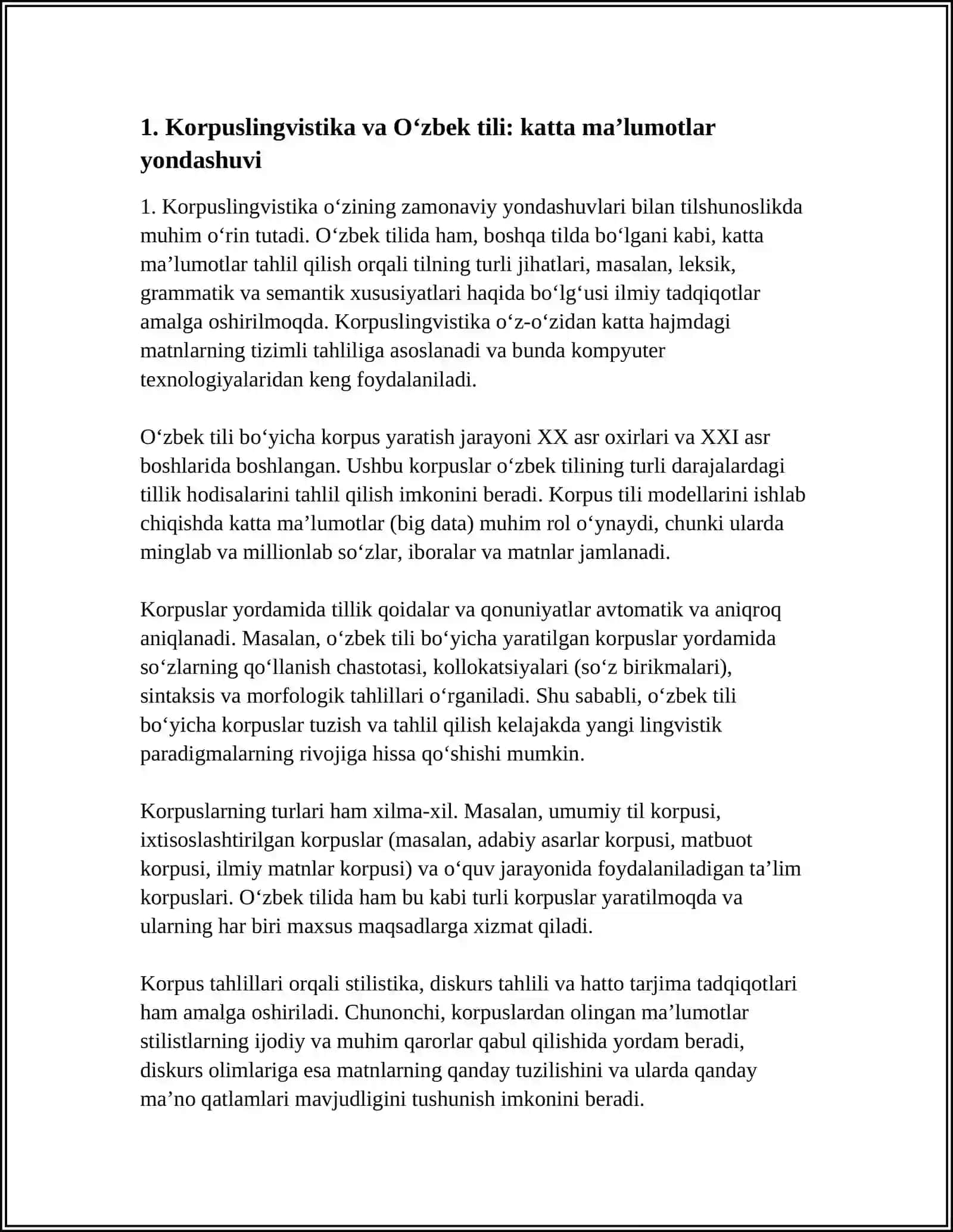 OʻZBEK TILSHUNOSLIGIDA YANGI LINGVISTIK PARADIGMALAR 3