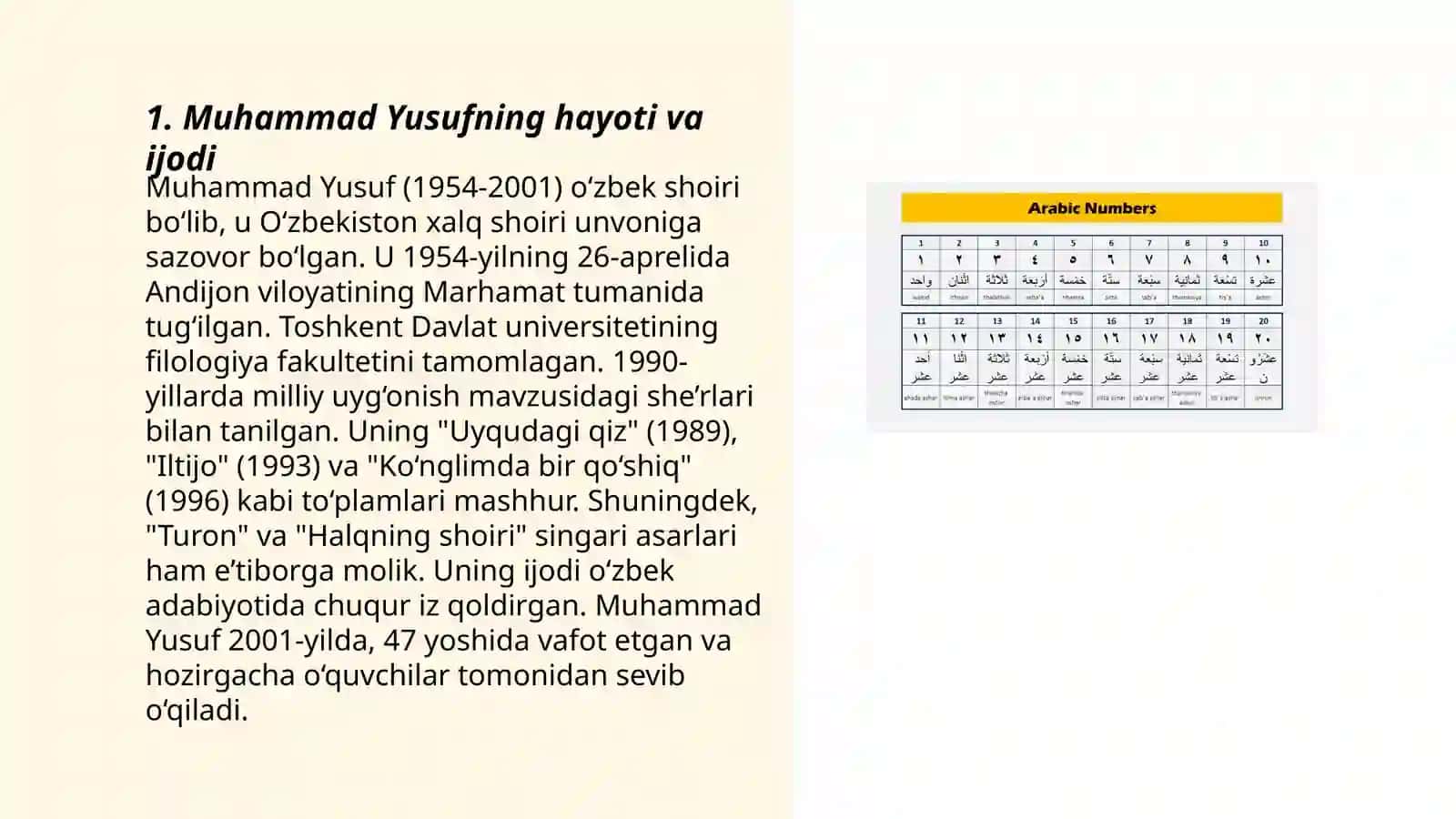 Muhammad Yusuf ijodiga bag'ishlangan maqolalar to'plami 3