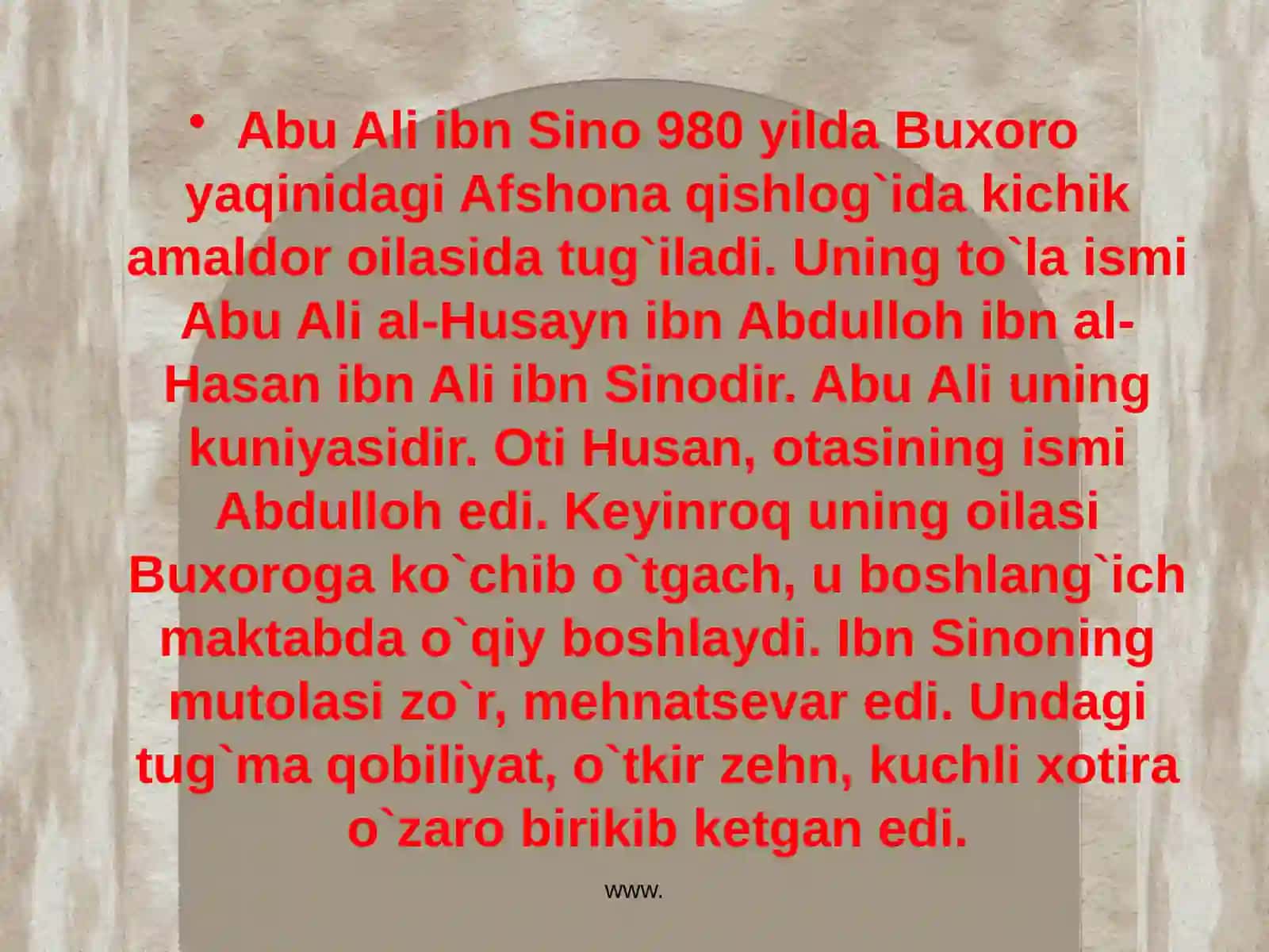 Abu Ali ibn Sino hayoti va ijodi 3