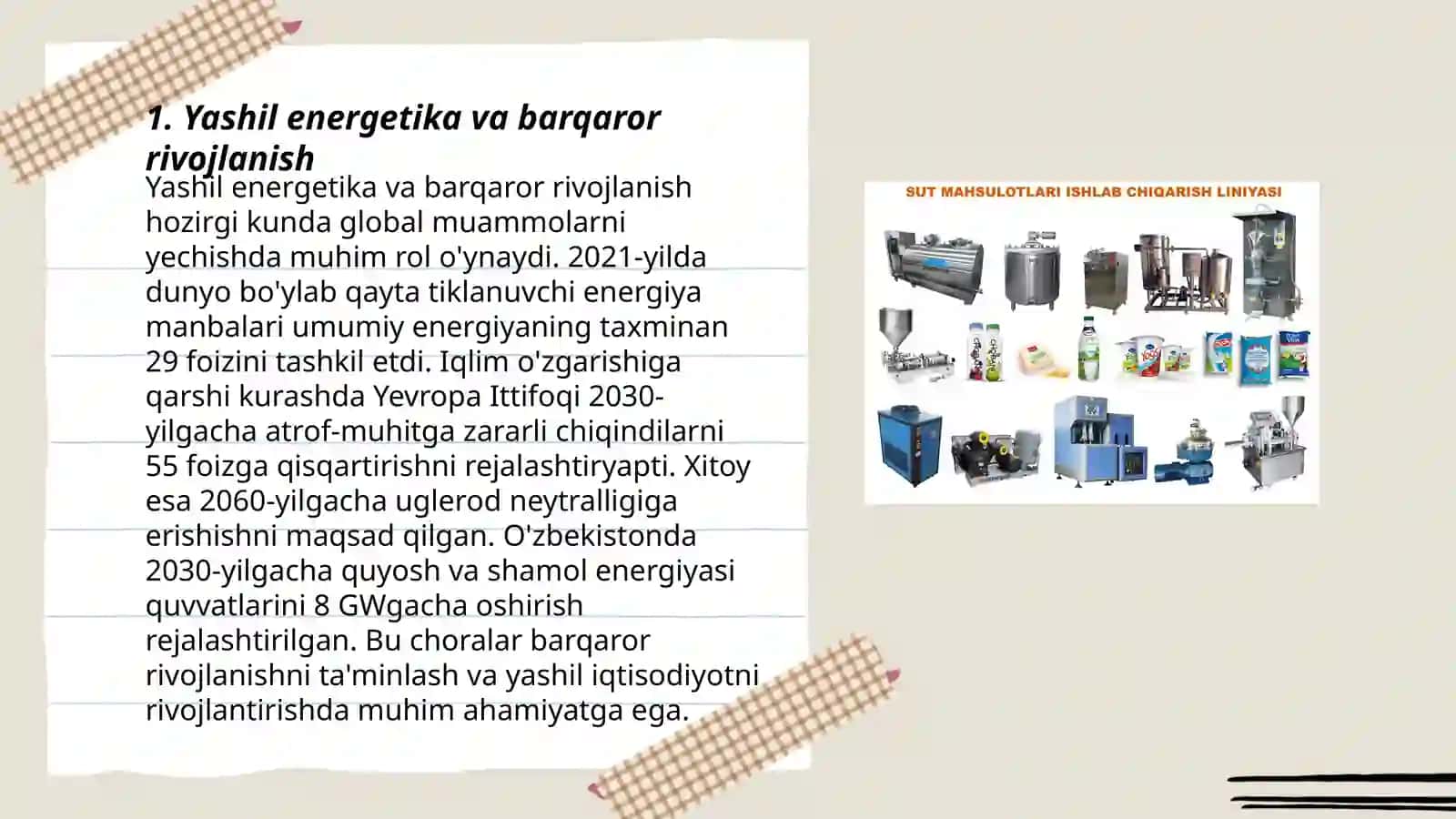 Yashil ishlab chiqarish yashil kasblar va yashil iqtisodiyotda isteʼmolchi hajmi 3