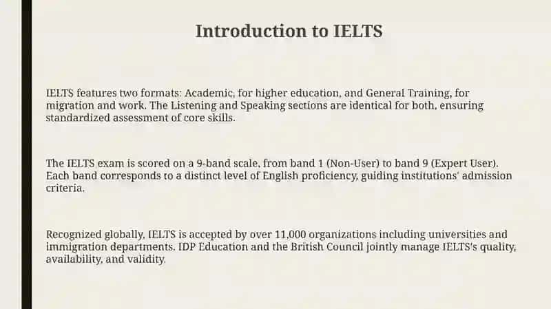 IELTS Exam Overview 3