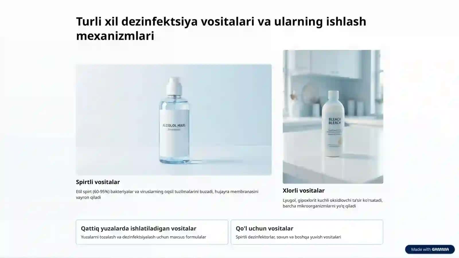 Kundalik hayotda dezinfektsiya vositalaridan foydalanish 3