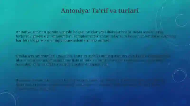 Leksik antonimiya 3