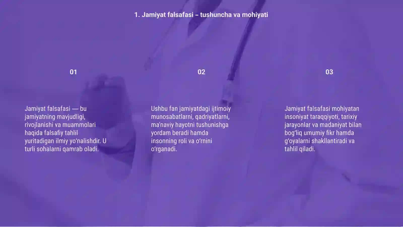 Jamiyat falsafasi va inson muammosi 3