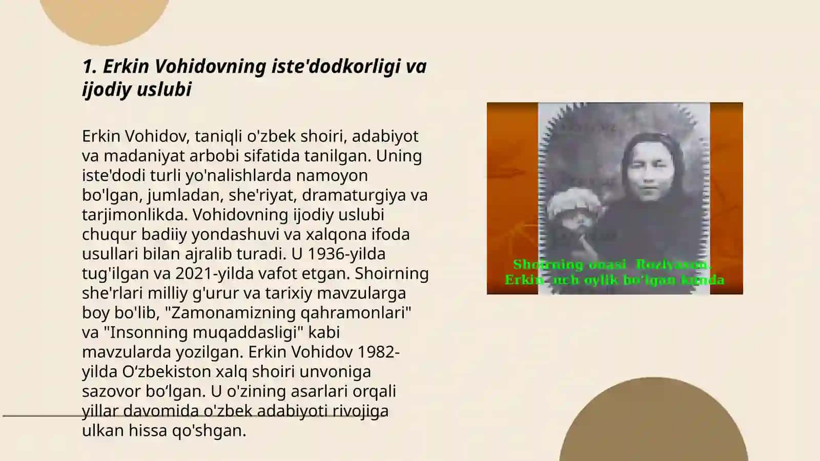 Erkin Vohidovning istiqlol davridagi ijodi 3