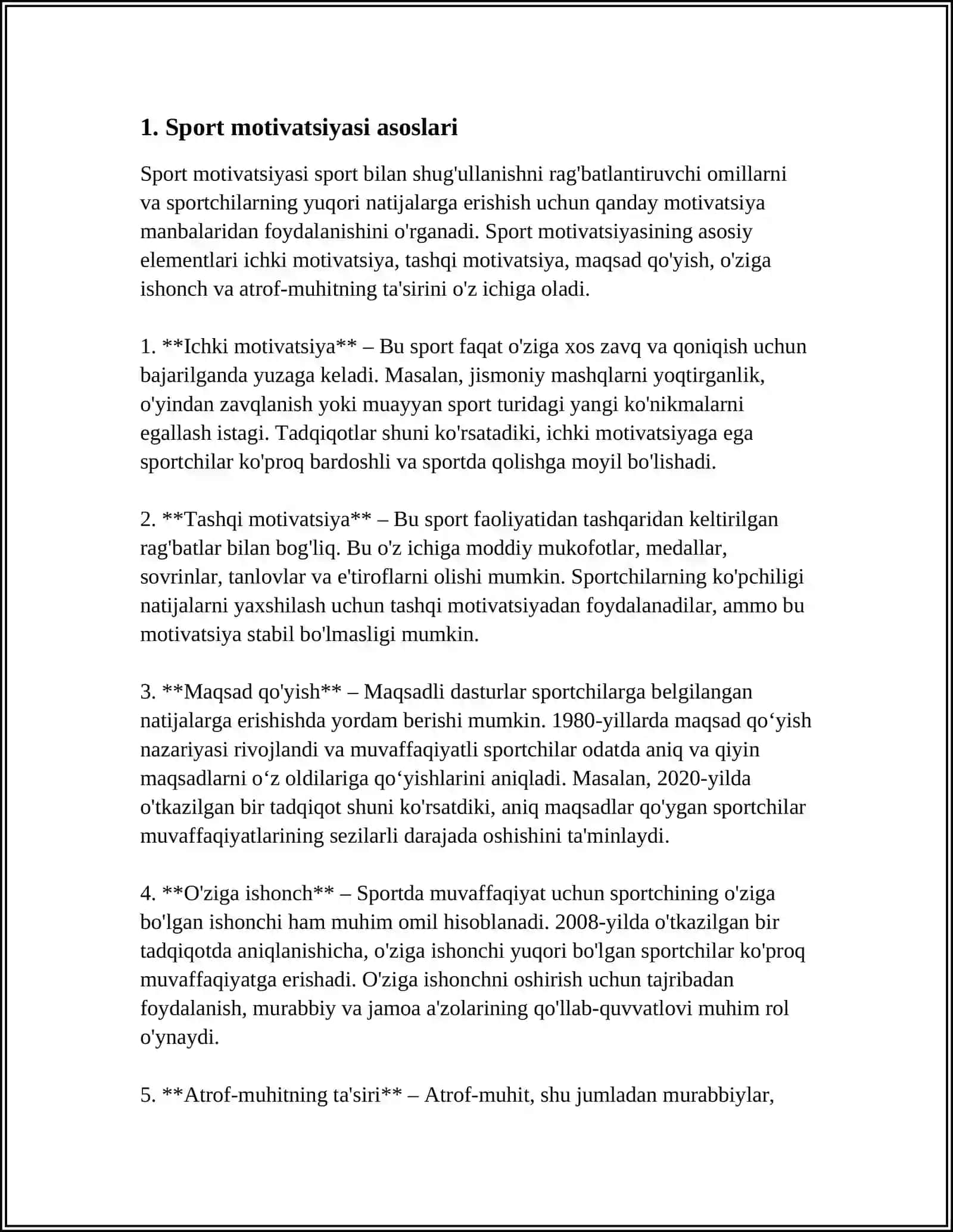 SPORT MOTIVLARINING INDIVIDUAL XUSUSIYATLARI 3