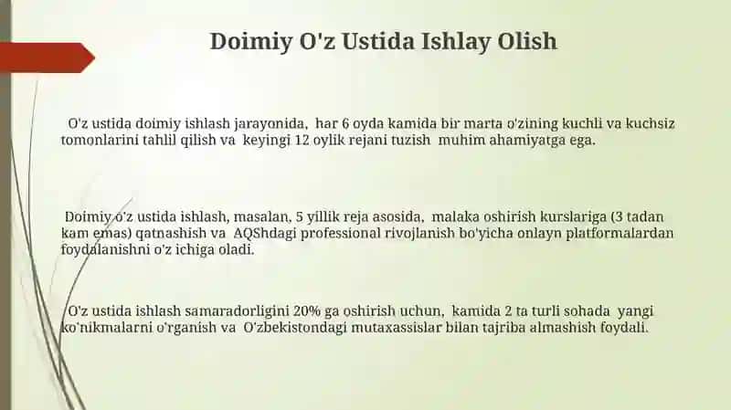 Kasbiy kompetentlik va asosiy tarkibiy qismlari 3