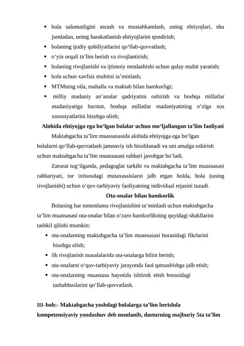 TAKOMILLASHTIRILGAN ILK QADAM DAVLAT OʻQUV DASTURI 3