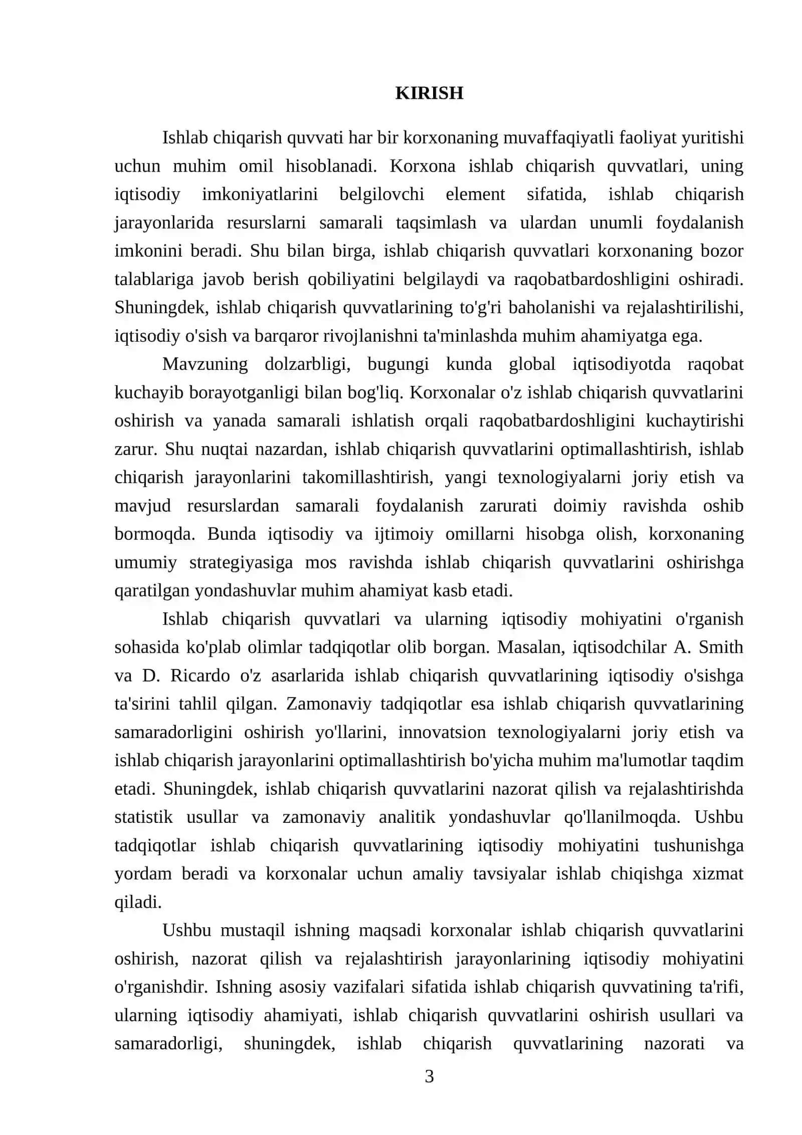 Korxona ishlab chiqarish quvvati va ularni iqtisodiy mohiyati 3