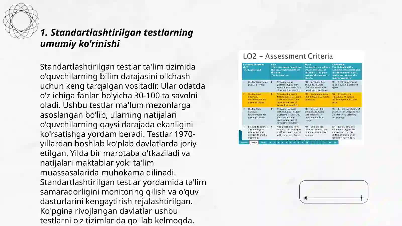 Standardized testing in language assessment 3