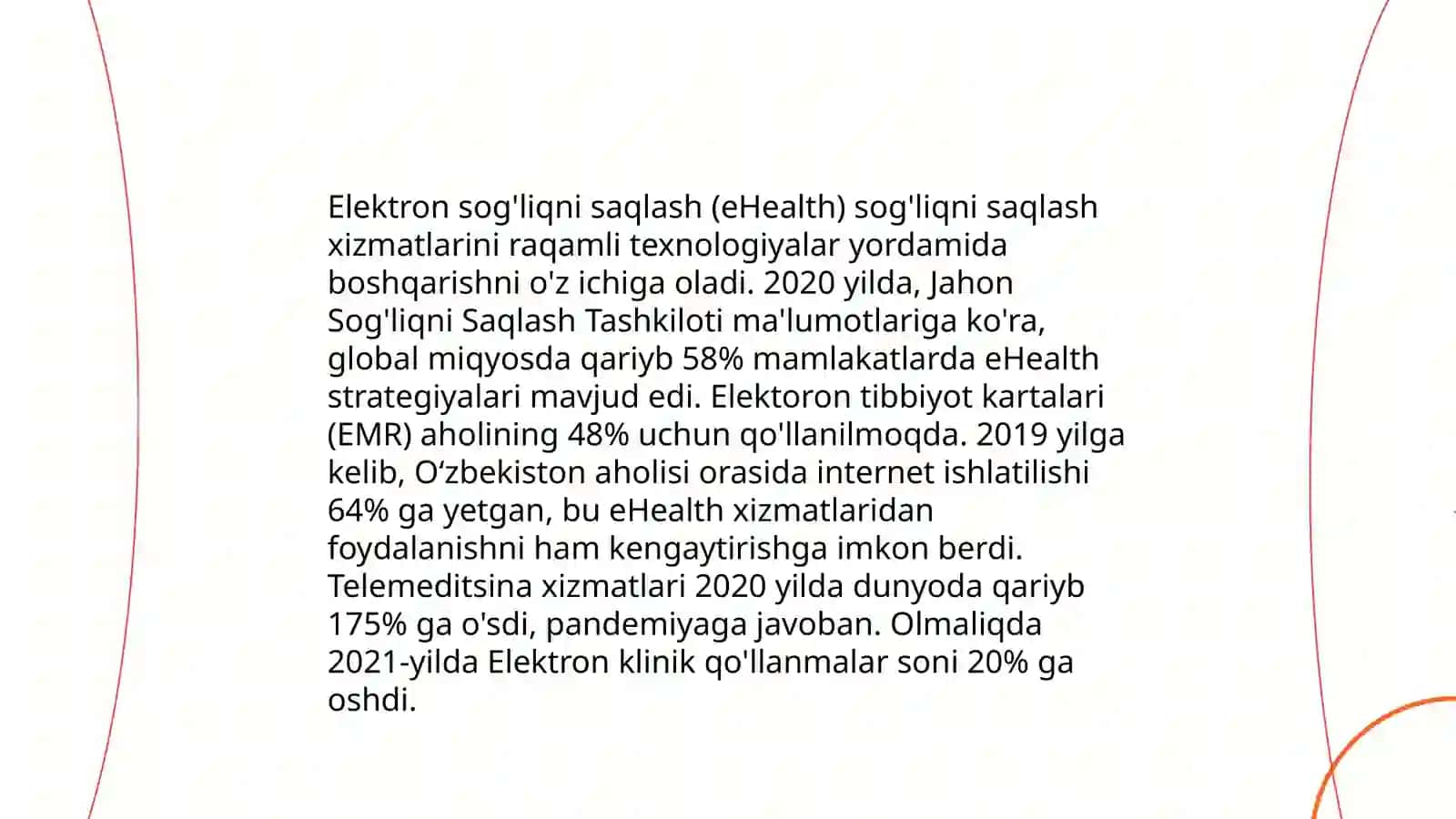 Elektron sog'liqni saqlash (eHealth) 3