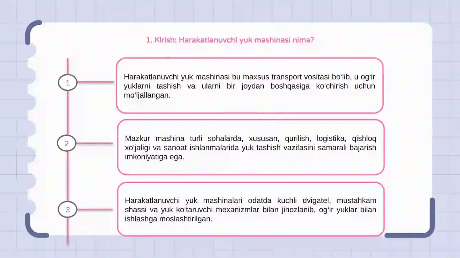 Harakatlanuvchi yuk mashinasini yasash 3
