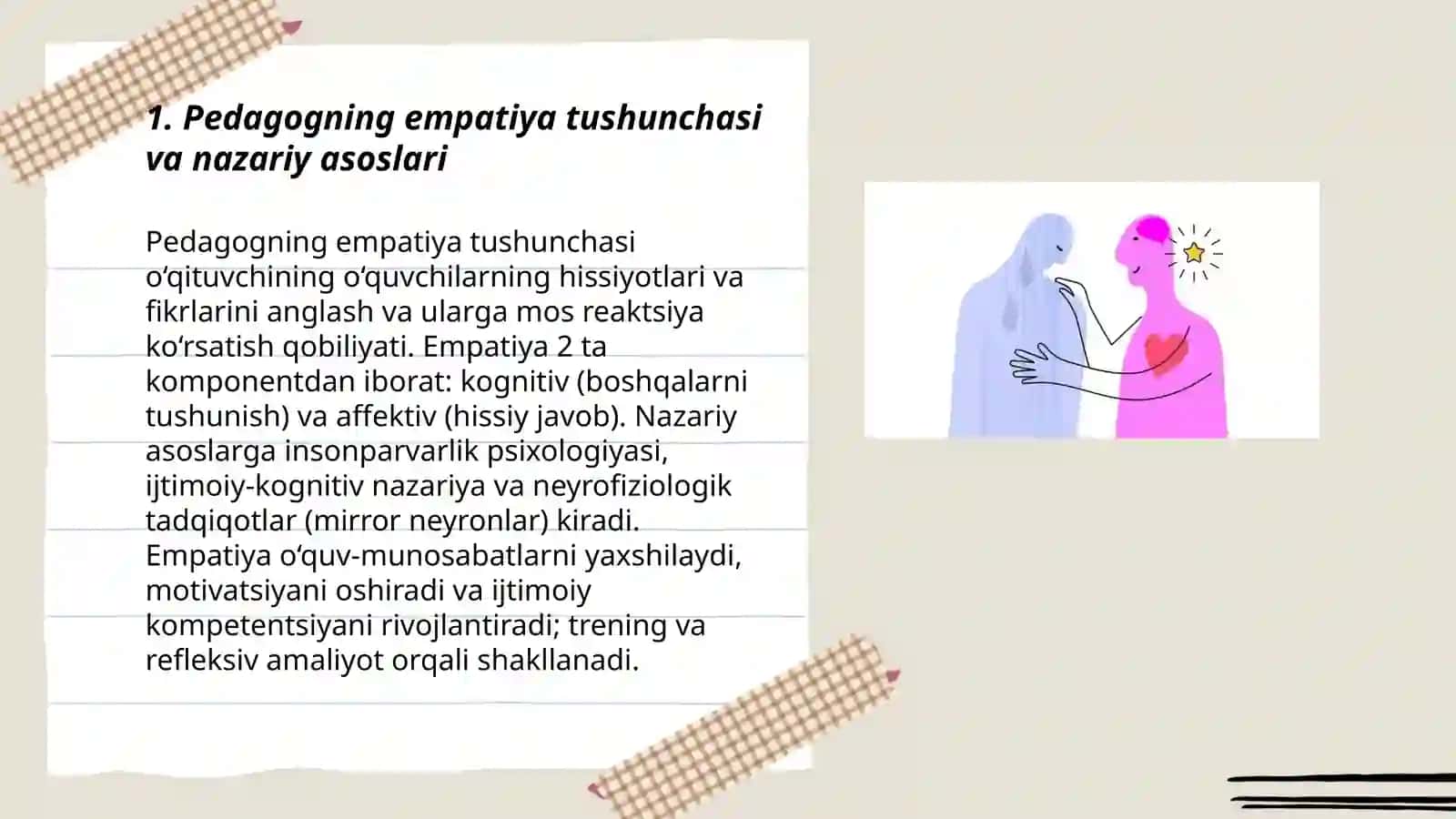 Pedagogning empatiya va perseptiv qobiliyatlari 3