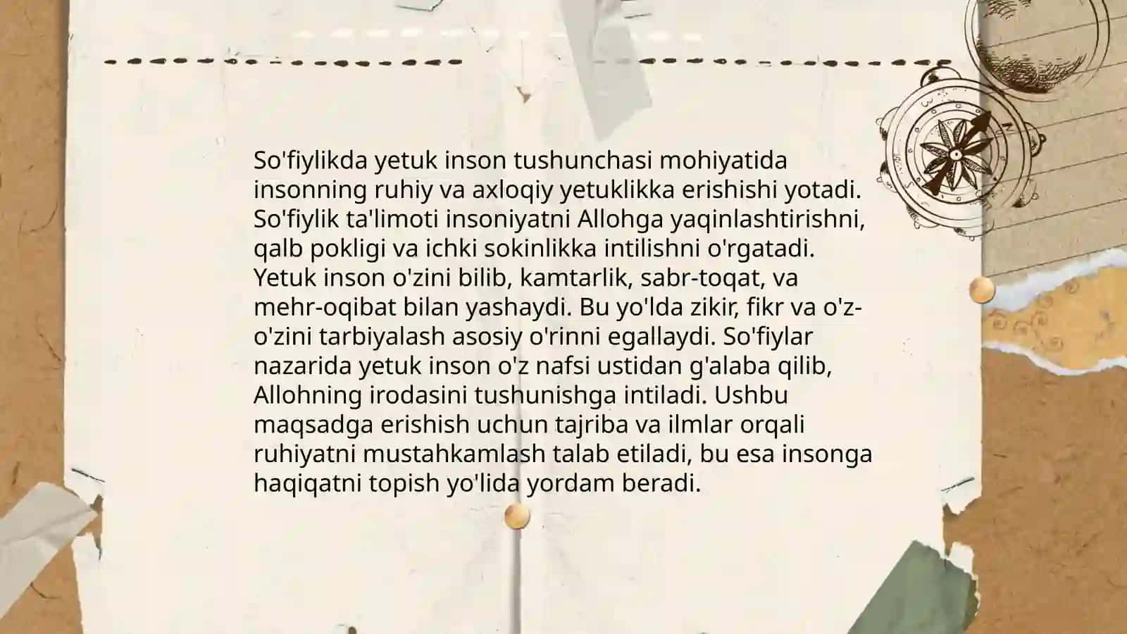 So'fiylikda Yetuk Inson Tushunchasi 3