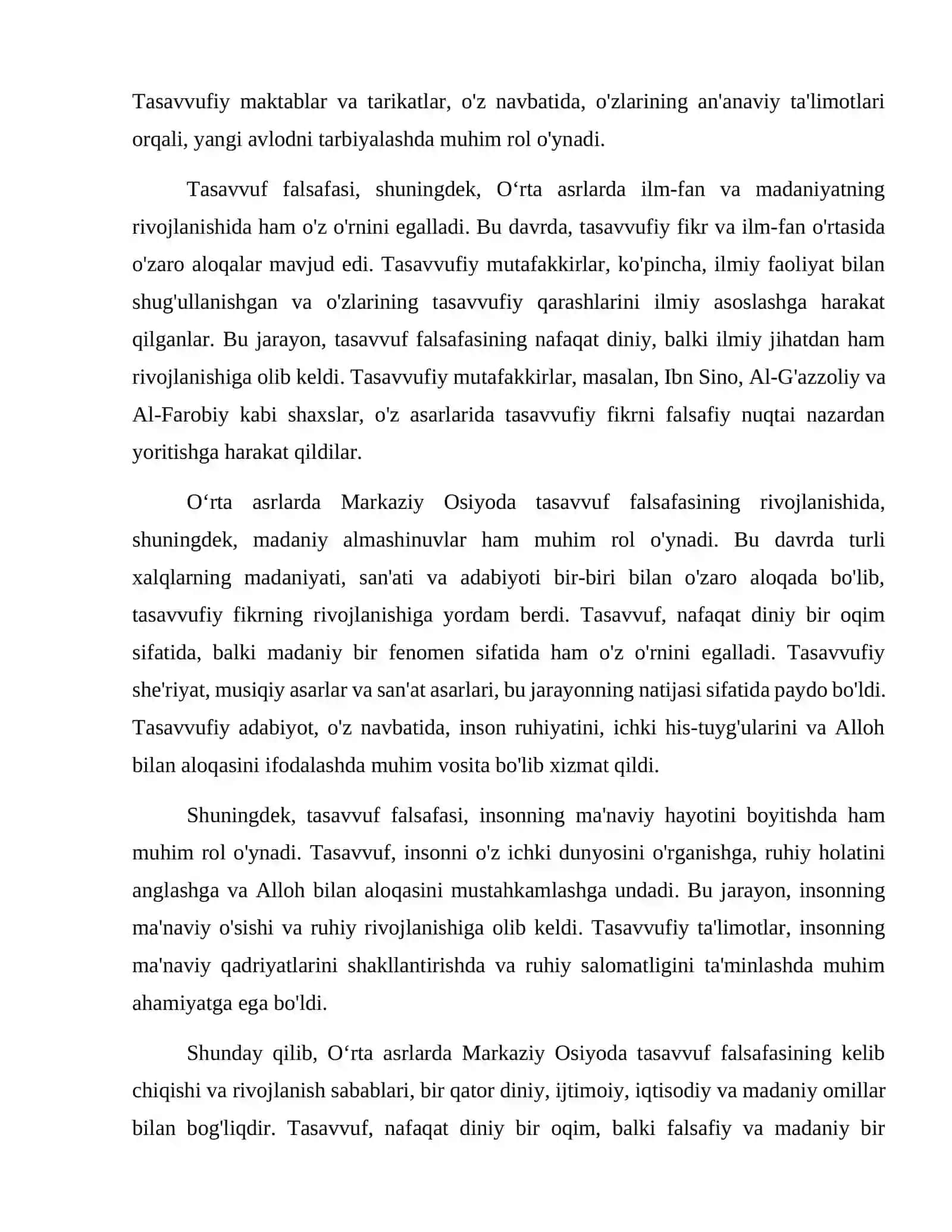 Oʻrta asrlarda markaziy Osiyoda tasavvuf falsafasi va hadis ilmi rivoji 3