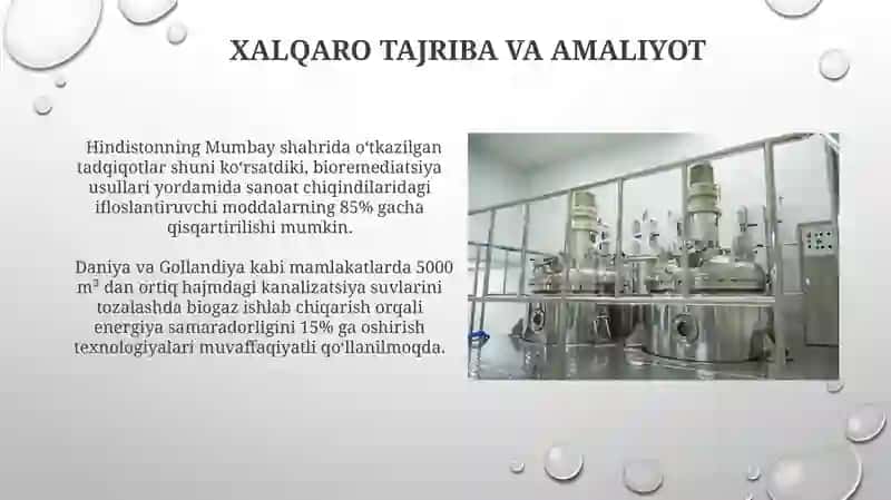 Oqava suvlarni tozalash biotexnologiyasi 3