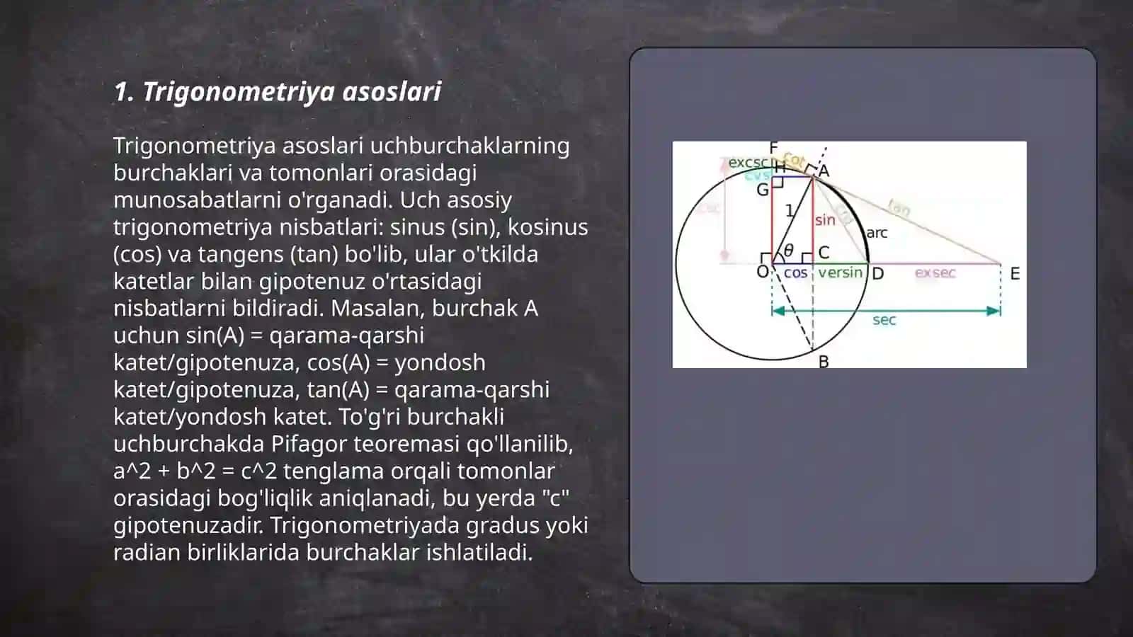 Trigonometriya asoslari 3