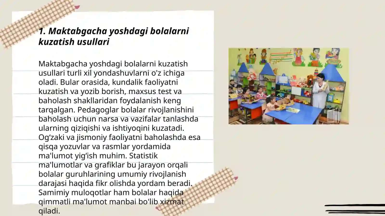 Maktabgacha va kichik maktab yoshidagi bolalarni psixologik-pedagogik tashxis qilish metodlari 3