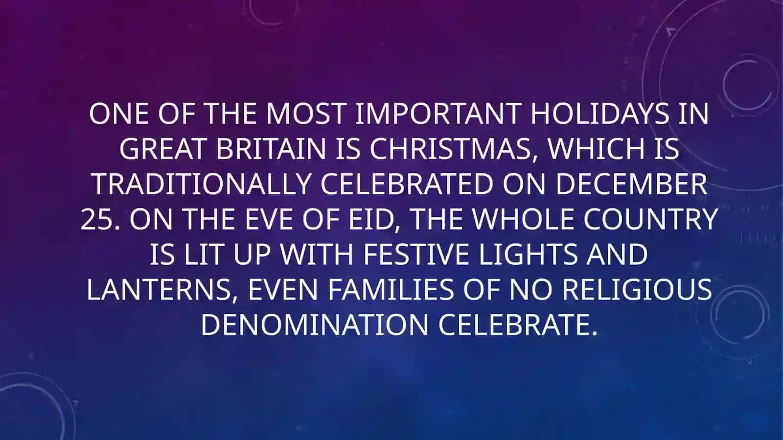 Great Britain holidays 3