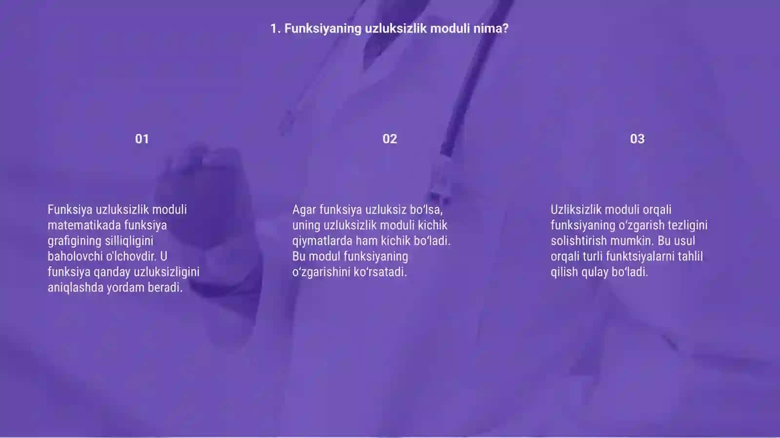 Funksiyaning uzluksizlik moduli 3