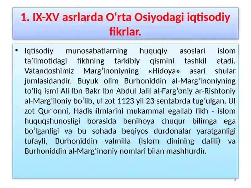 MARKAZIY OSIYODA TEMURIYLAR DAVRIDAGI IQTISODIY G‘OYALAR 3
