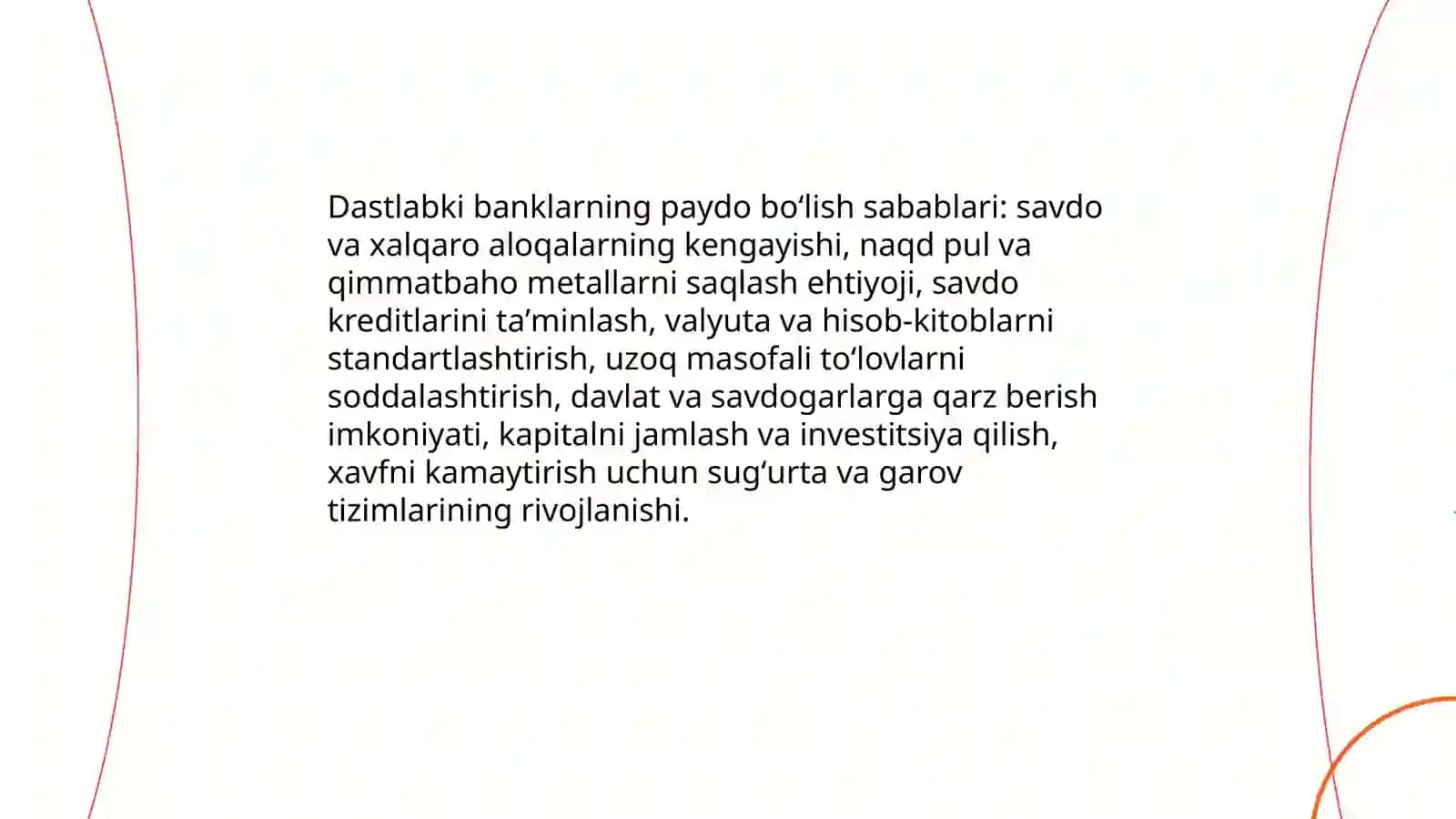 Dastlabki banklarning paydo bo‘lishi va uning operatsiyalari 3