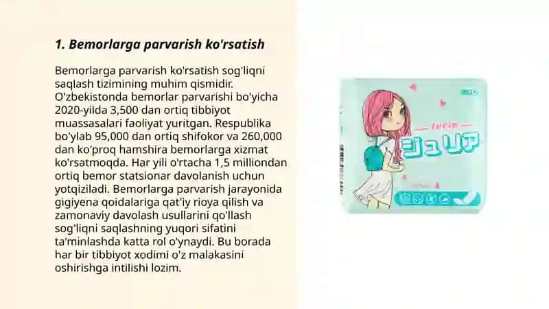 Bemorlarga parvarish ko'rsatish 3