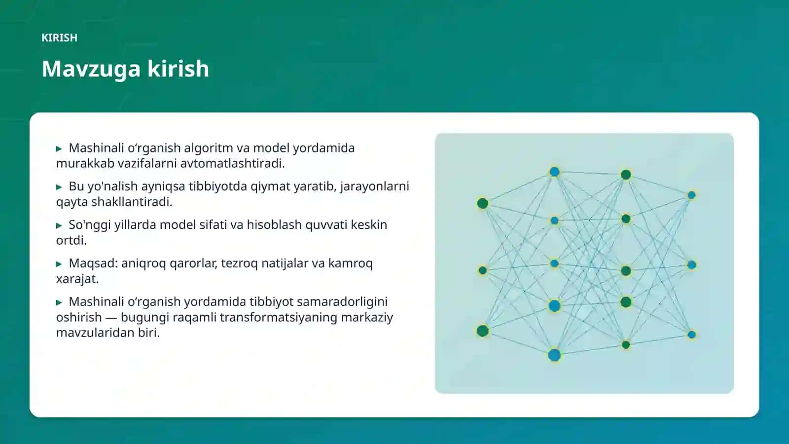 Mashinali oʻrganish yordamida tibbiyot samaradorligini oshirish 3