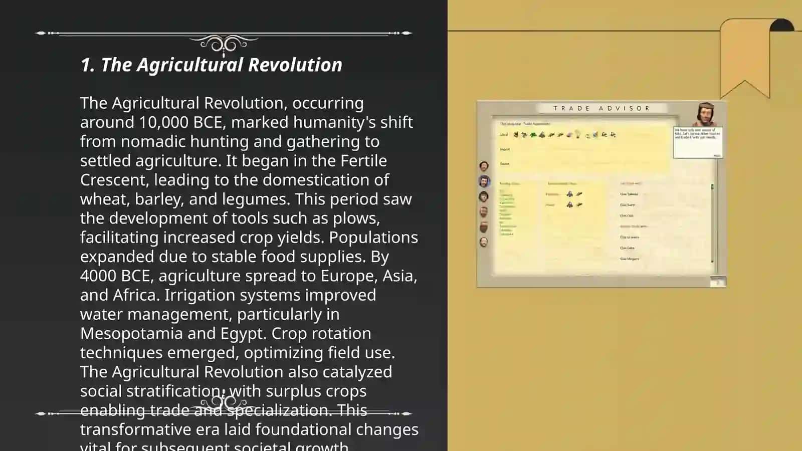 The development of civilization 2 3