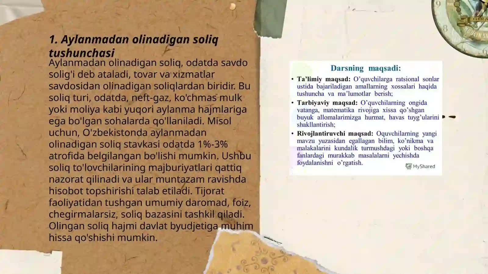 Aylanmadan olinadigan soliq va uning to'lovchilari haqida tushuncha 3